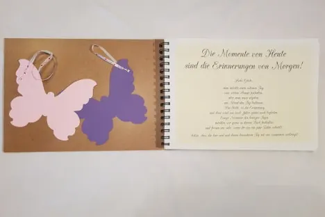 Gaestebuch eigene Seite Fotobuch gestalten