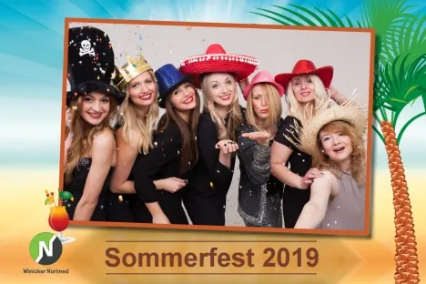 Fotobox Layout sommerfest winicker norimed Individuelles Layout